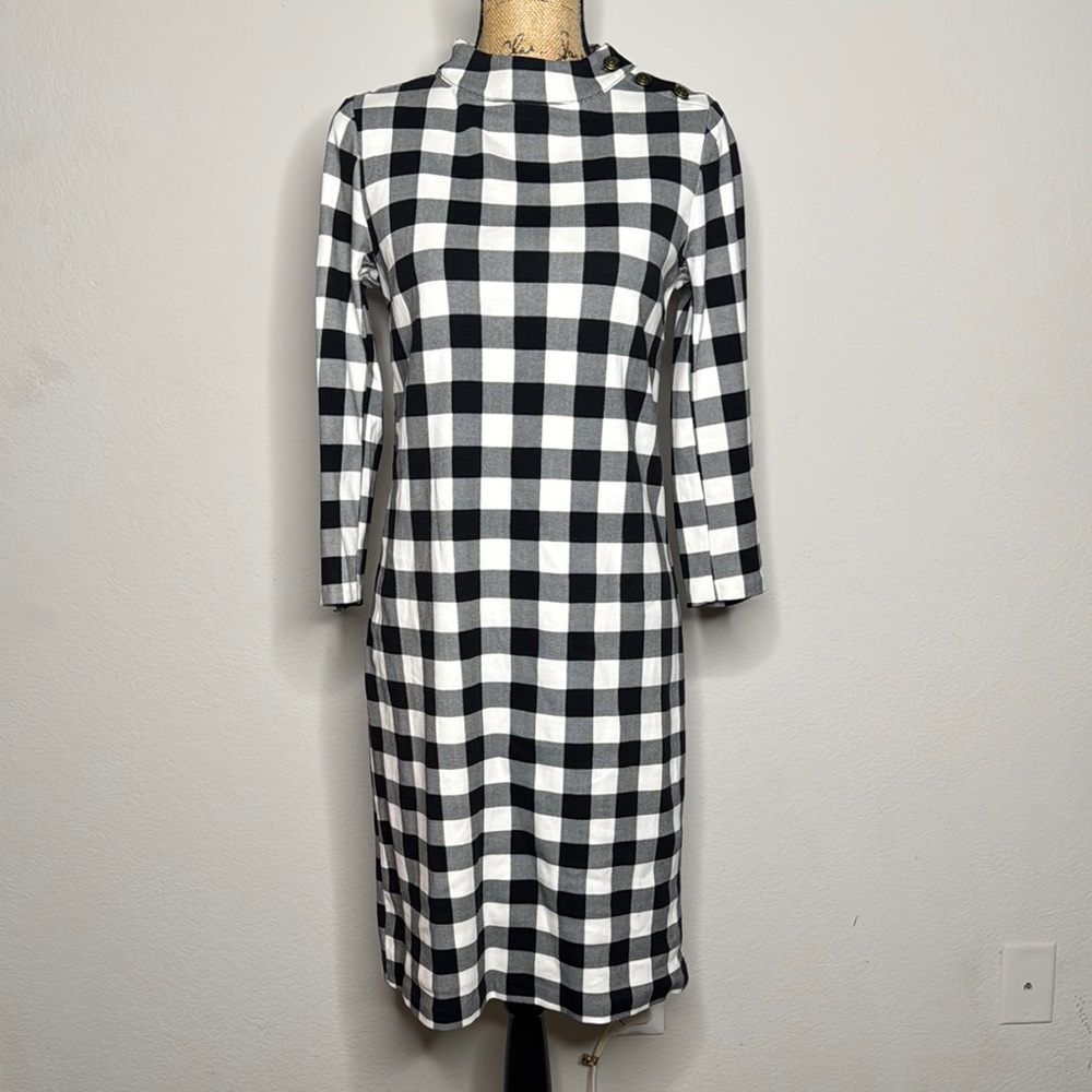 Black and White Checkered Dress